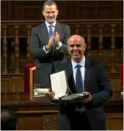 Entrega del premio Derechos Humanos Rey de España a ACOES HONDURAS Entrega del premio Derechos Humanos Rey de España a ACOES HONDURAS